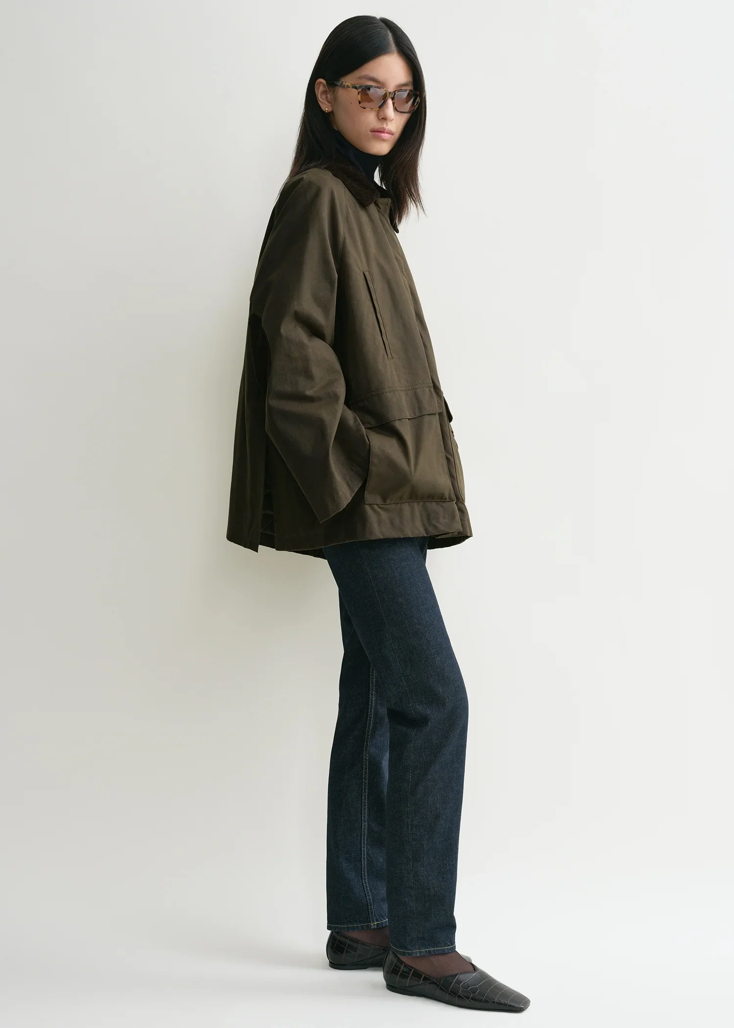 Toteme Country Jacket Forest Green - Image 5