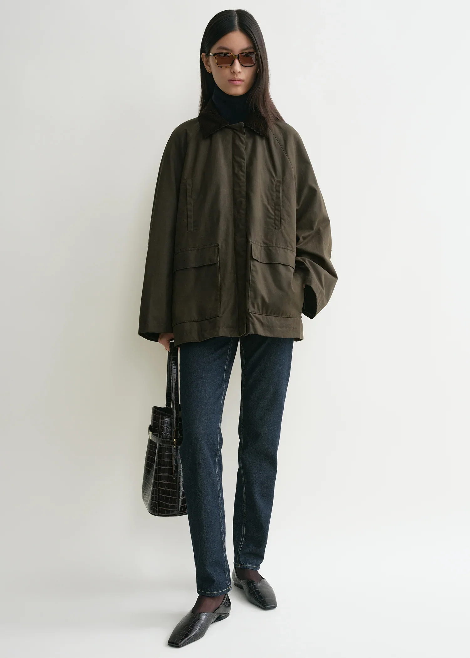 Toteme Country Jacket Forest Green - Image 6