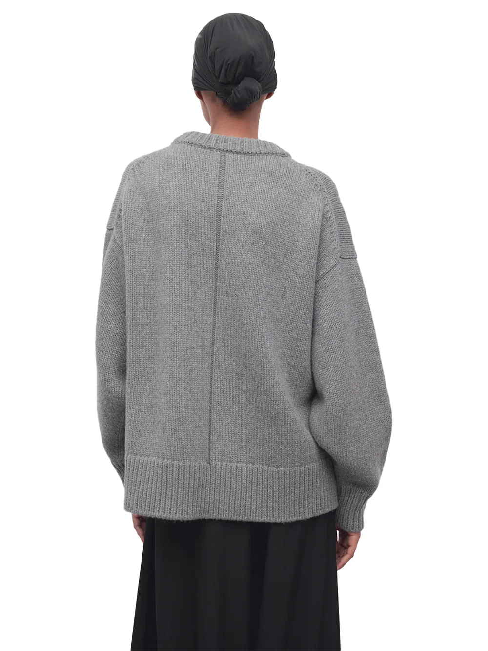 The Row Ophelia Sweater Grey Melange - Image 5