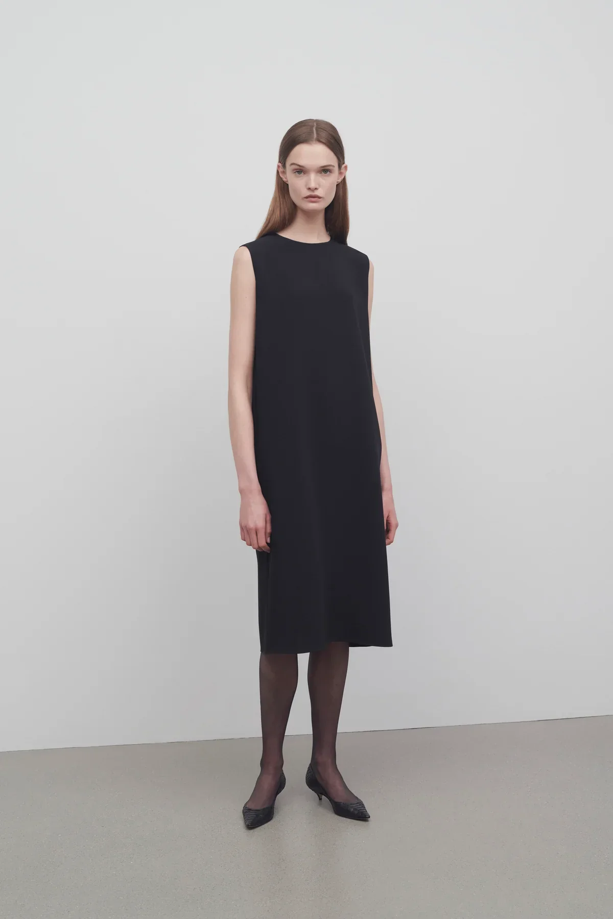 The Row Mirna Dress Black - Image 3