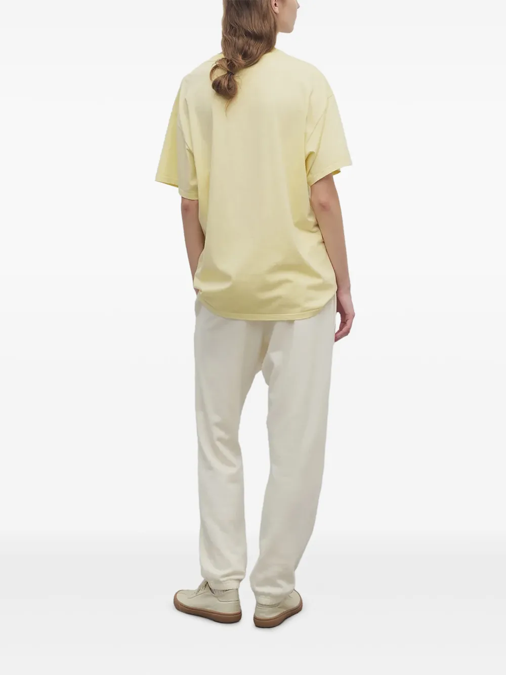 The Row Teo Pant Bone - Image 4