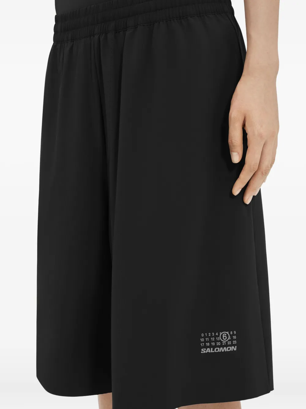 MM6 & Salomon Wide Jersey Short Black - Image 6