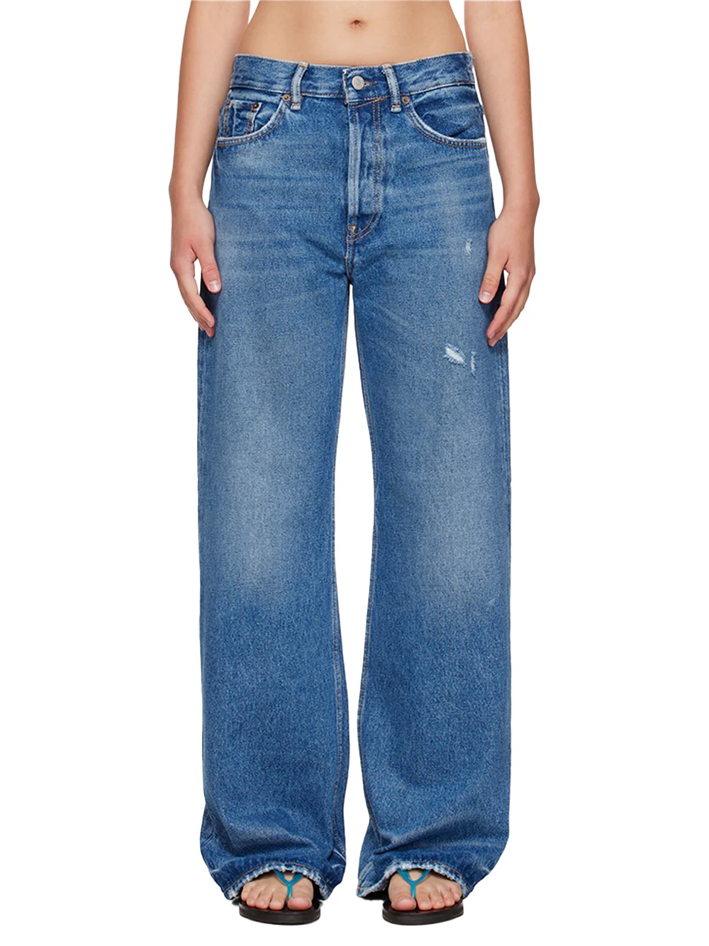 Acne Studios Women 2021F jeans Vintage blue - Image 4