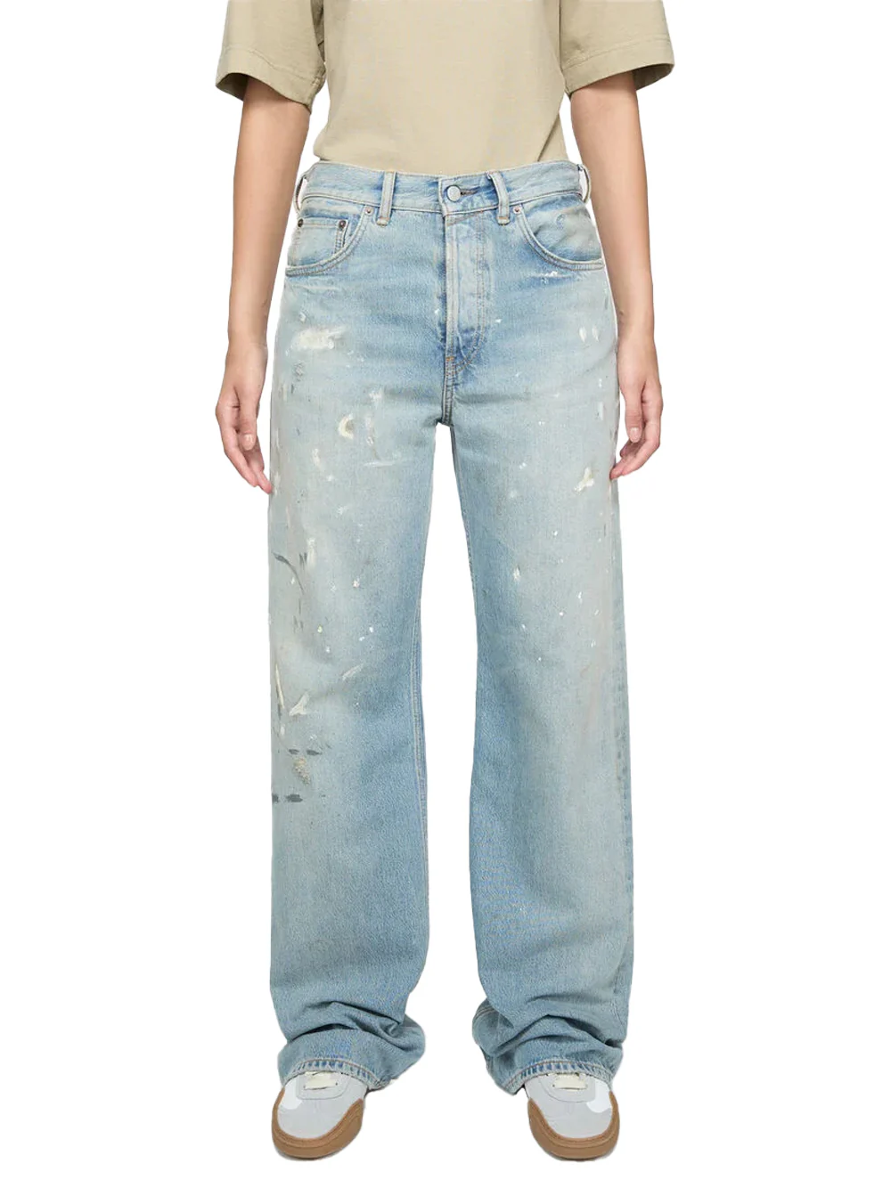 Acne Studios Women Regular Fit Jeans L.Blue - Image 2