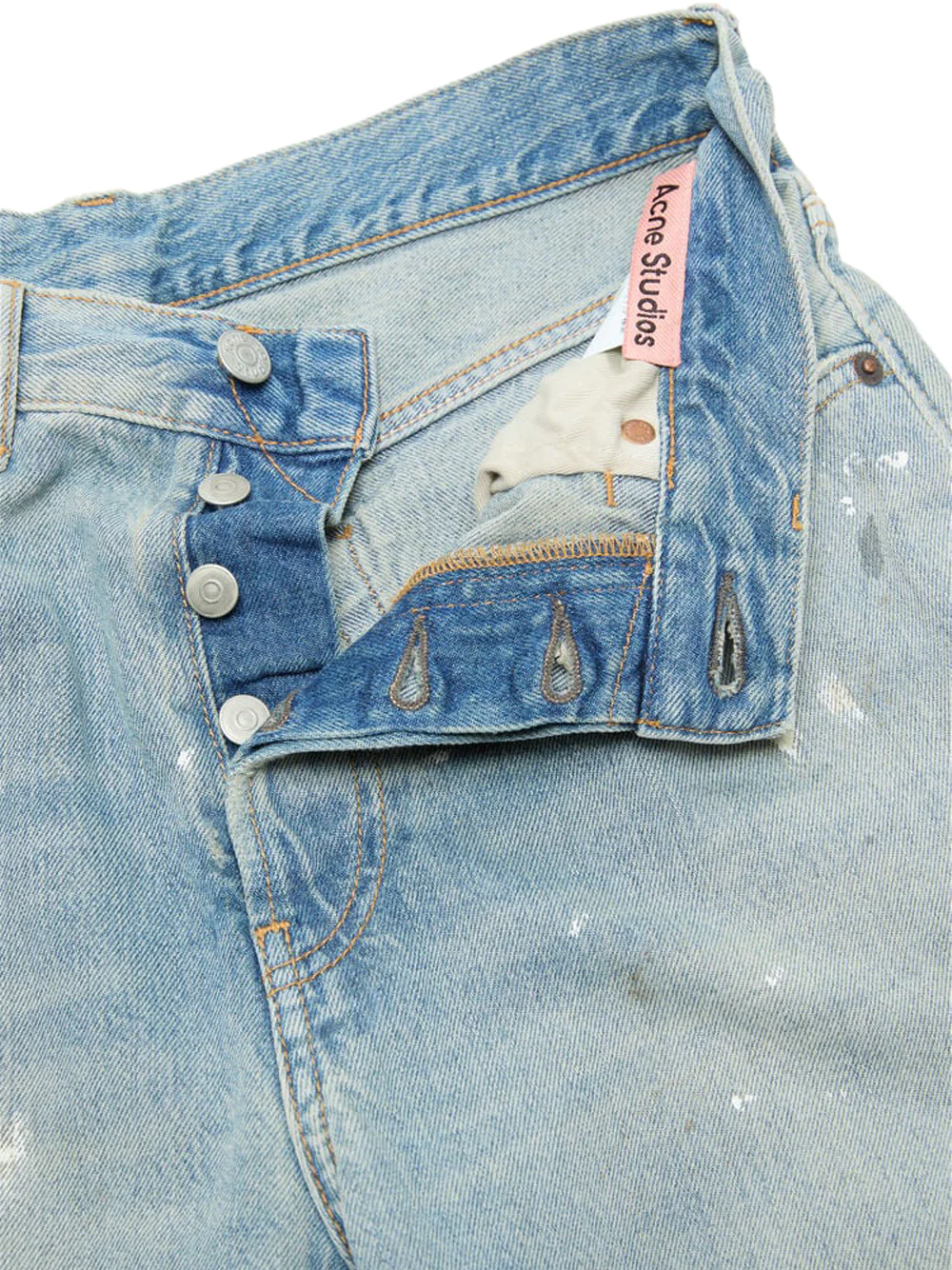 Acne Studios Women Regular Fit Jeans L.Blue - Image 6