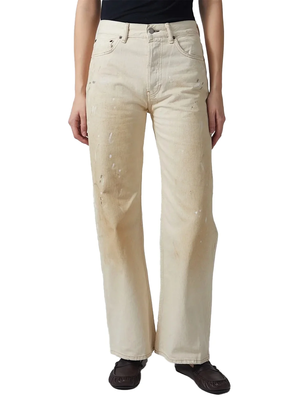 Acne Studios Women 2021F Trafalgar Jeans White - Image 3