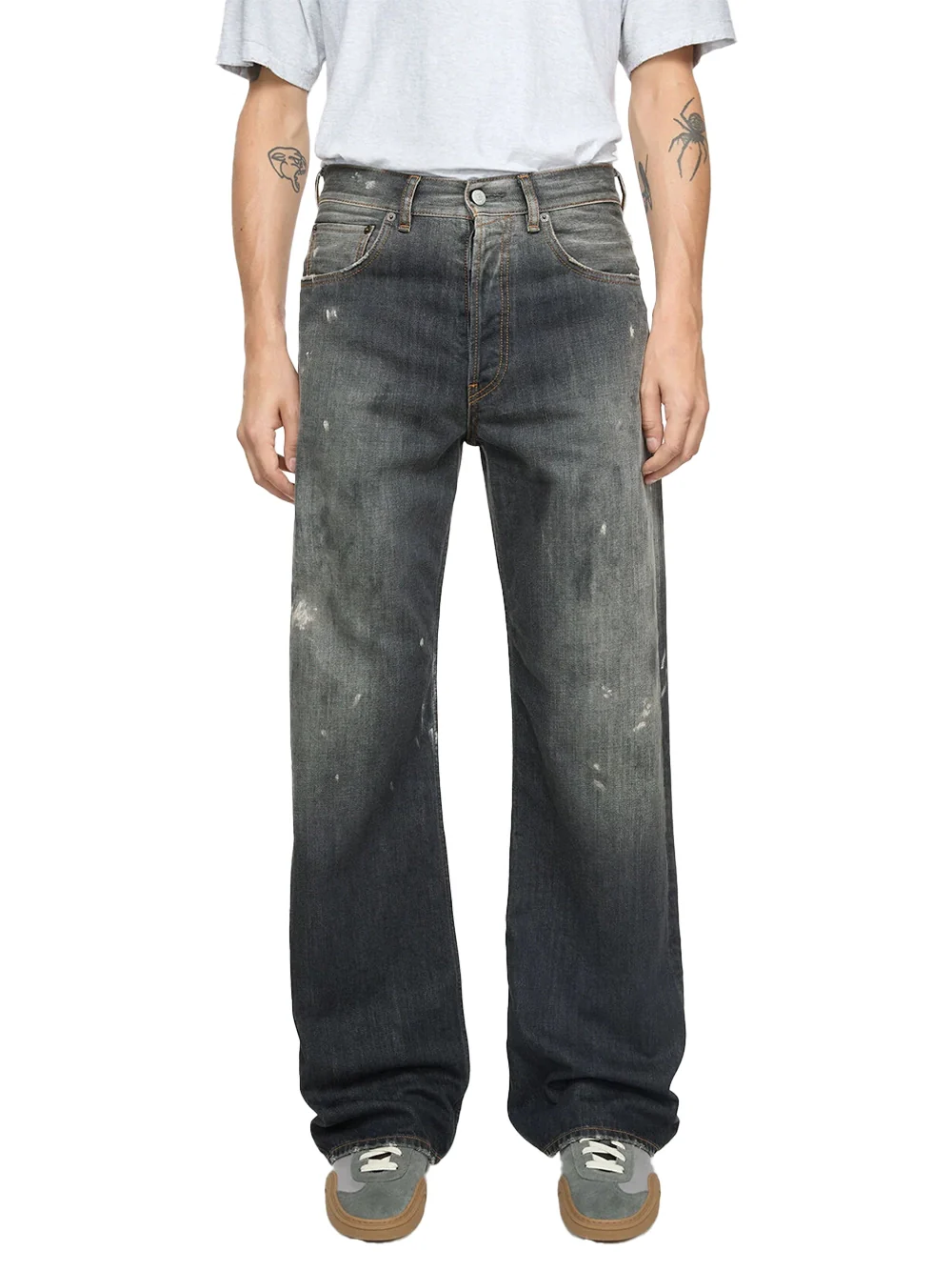 Acne Studios Men 2021M Regular Fit Jeans Black - Image 3