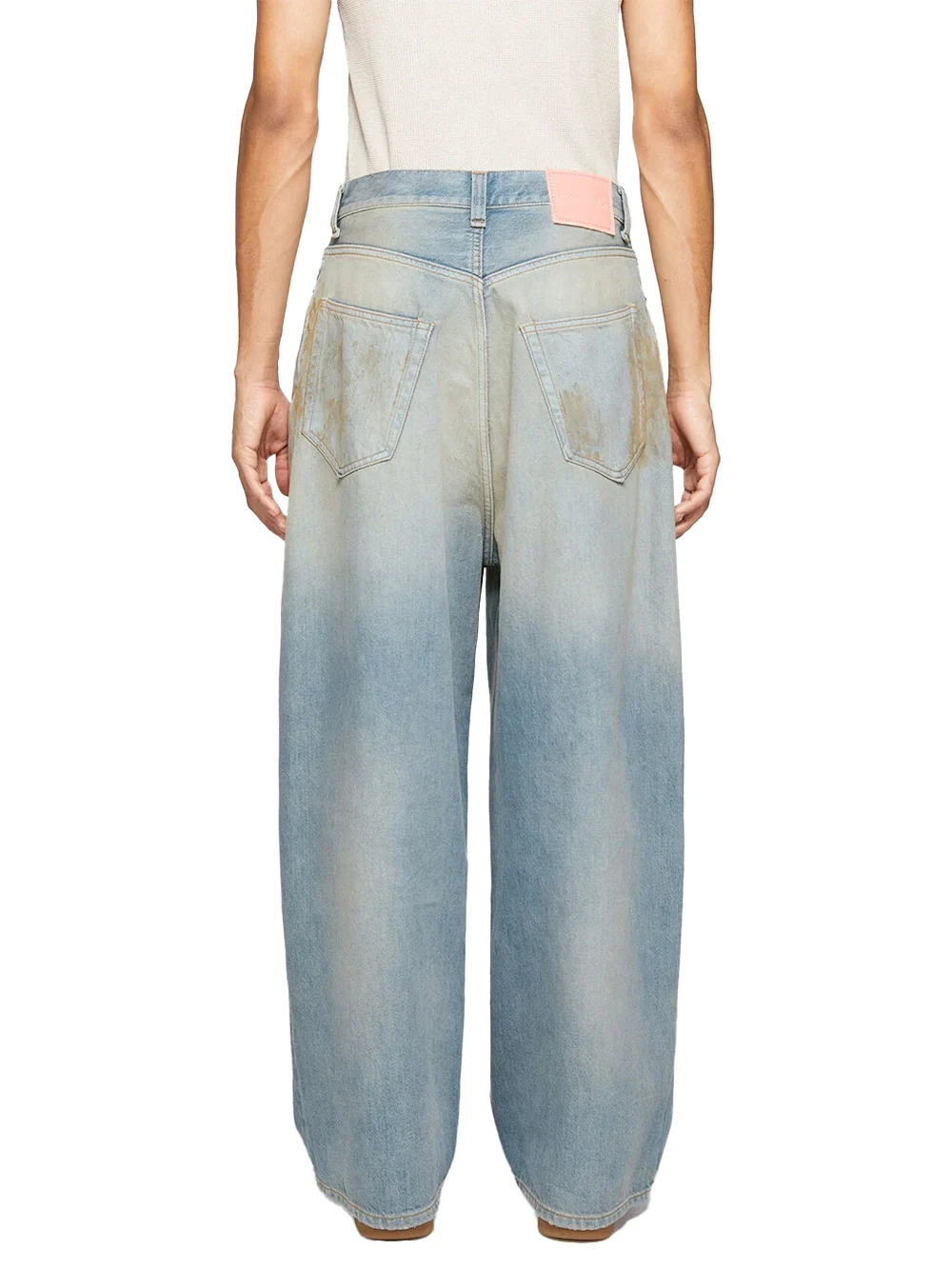 Acne Studios Women 2023 Loose Fit Jeans Mid Blue - Image 6