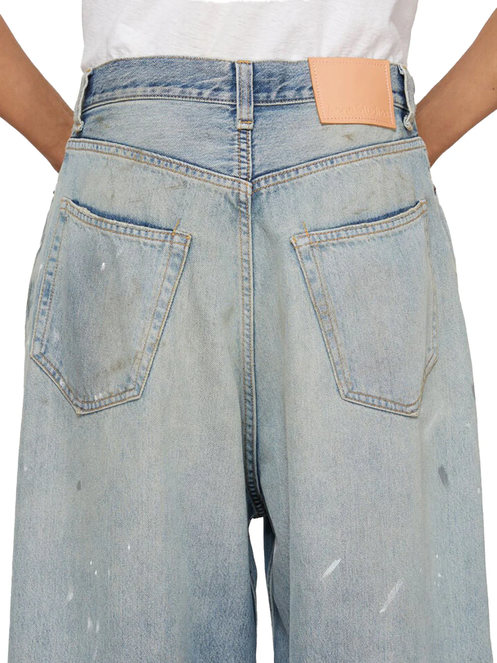 Acne Studios Women 2023 U trafalgar Jeans Reg L.Blue - Image 7