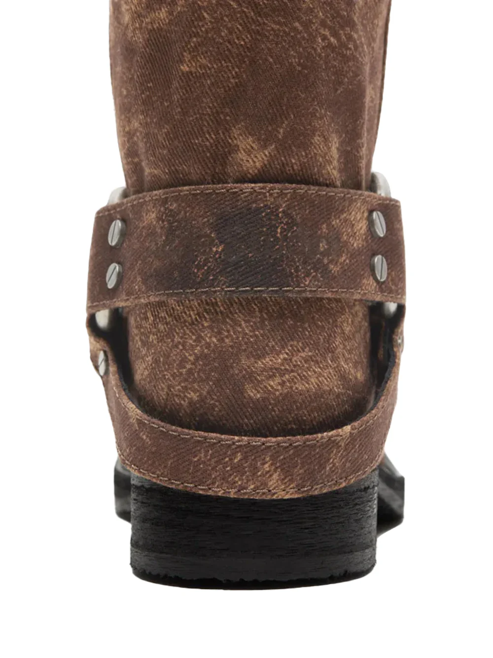 Acne Studios Women Denim Boots Rust Brown - Image 6