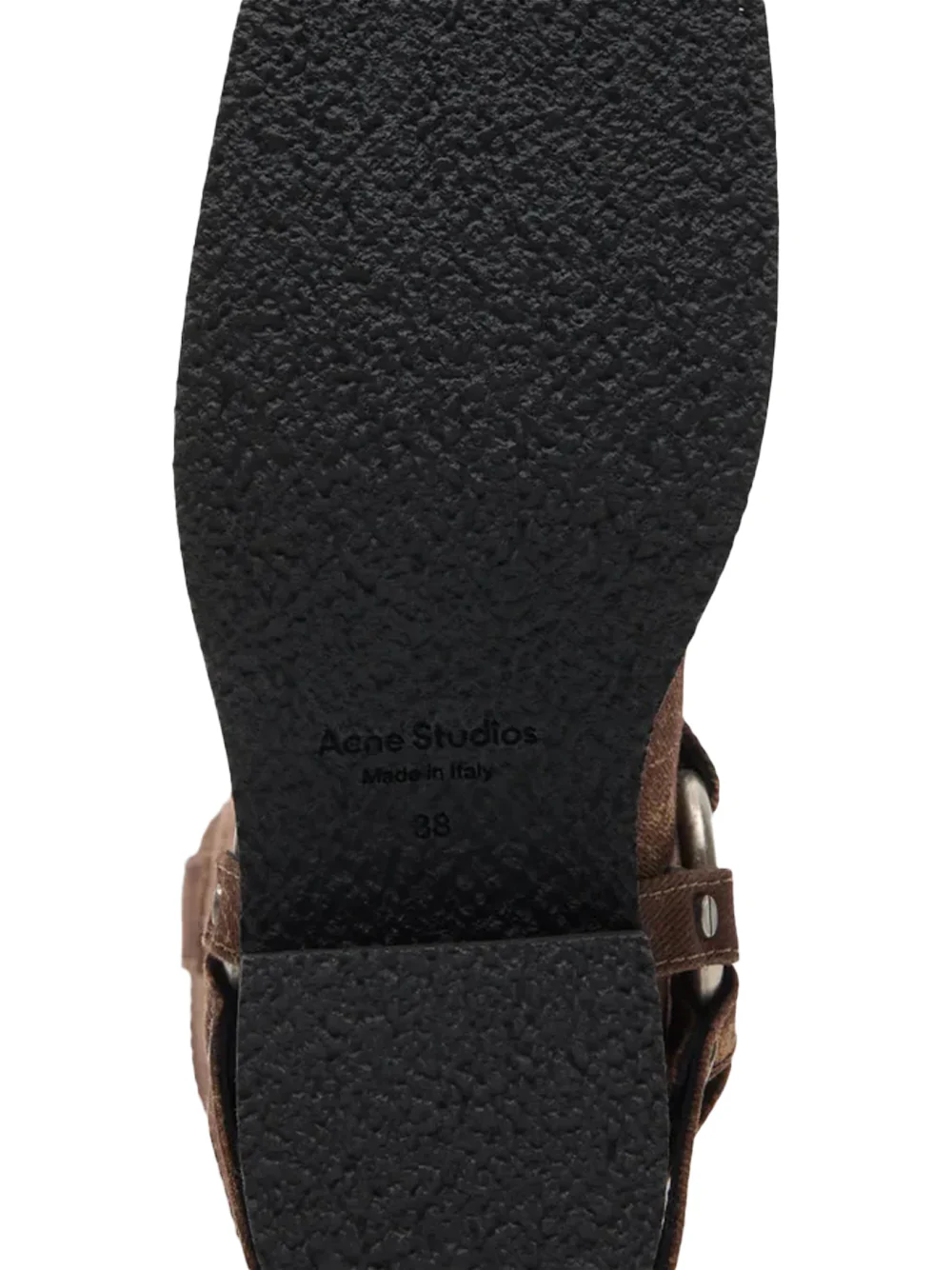 Acne Studios Women Denim Boots Rust Brown - Image 7