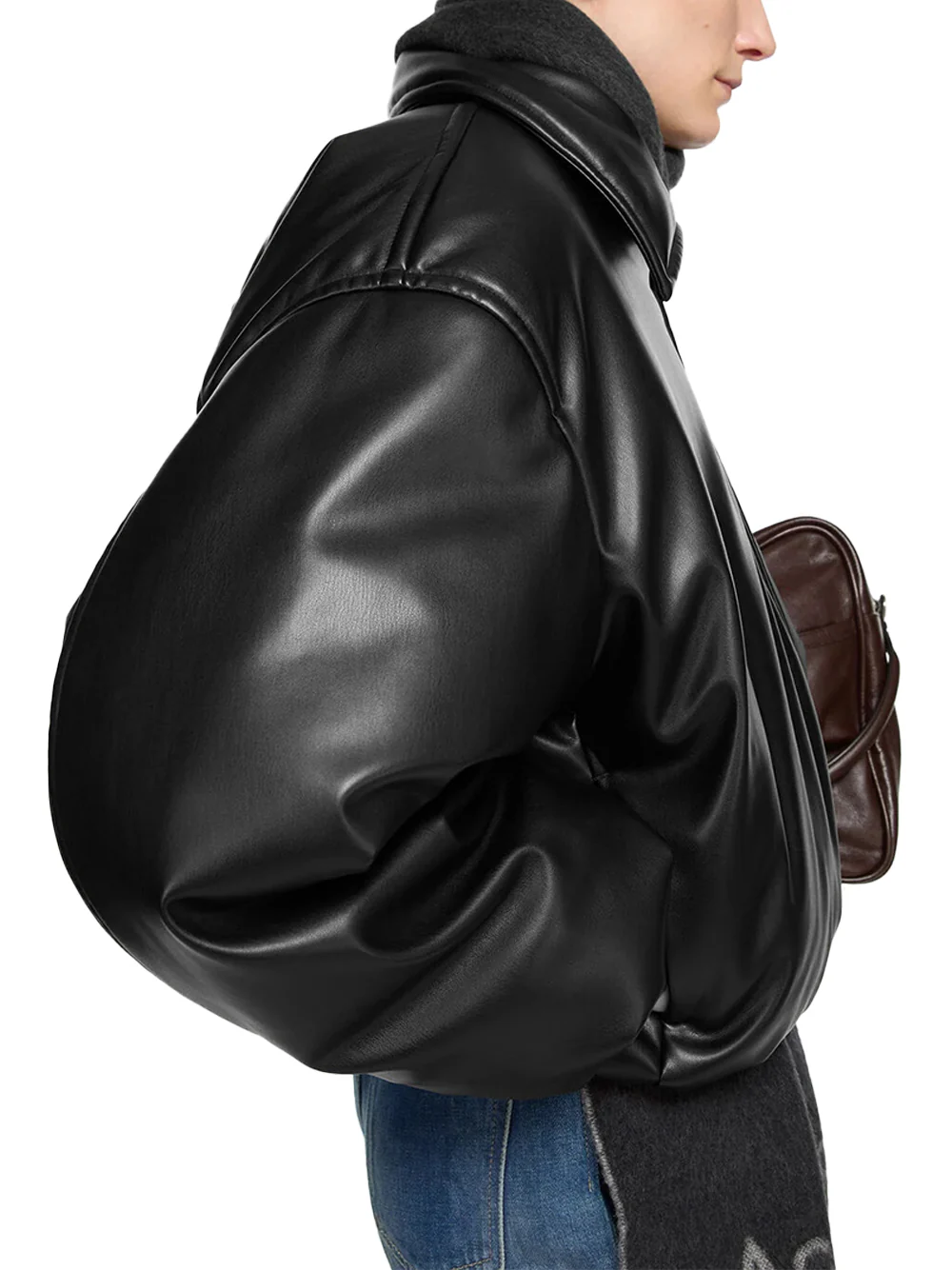 Acne Studios Women Faux Leather jacket Black - Image 5
