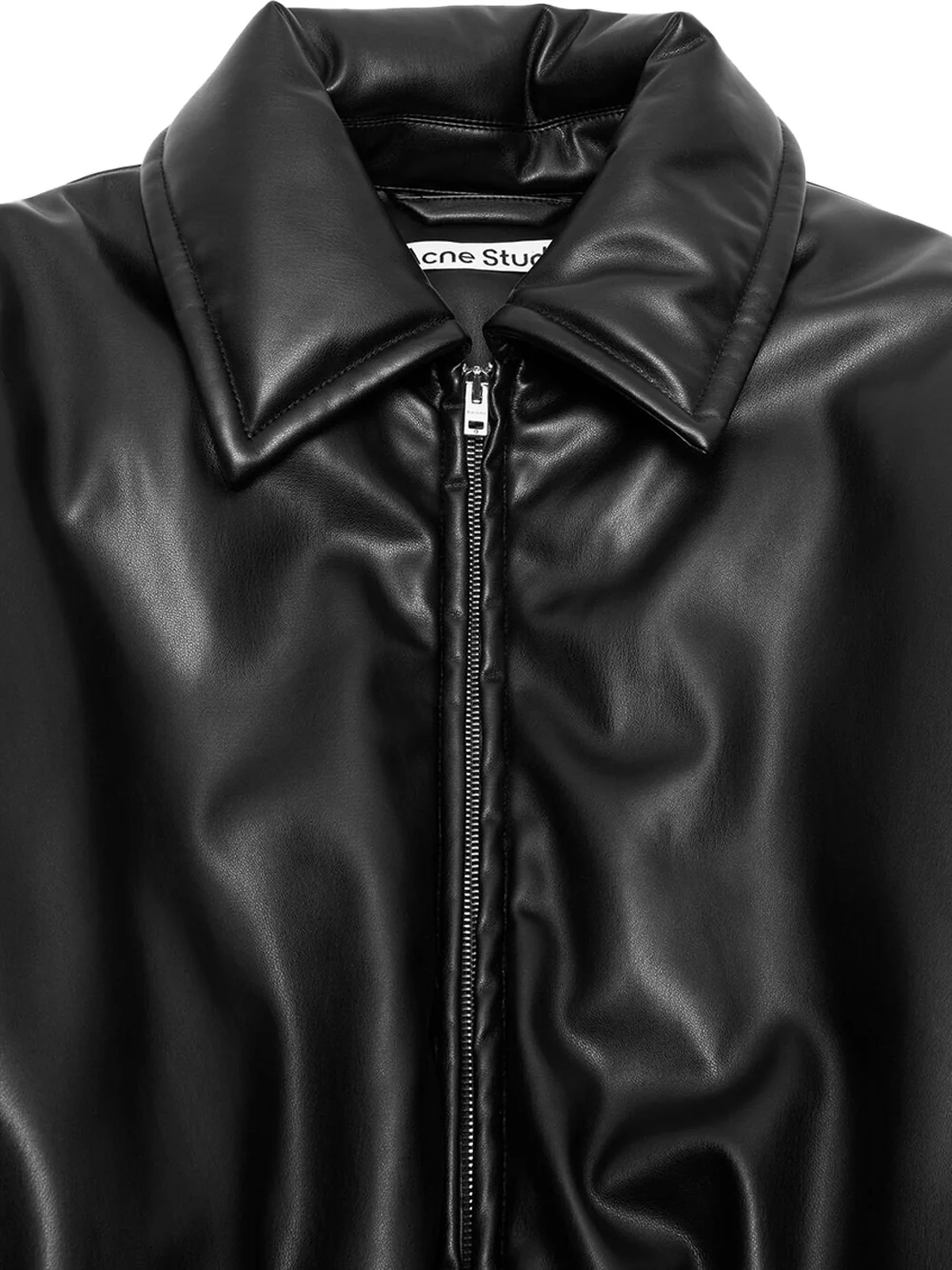 Acne Studios Women Faux Leather jacket Black - Image 6