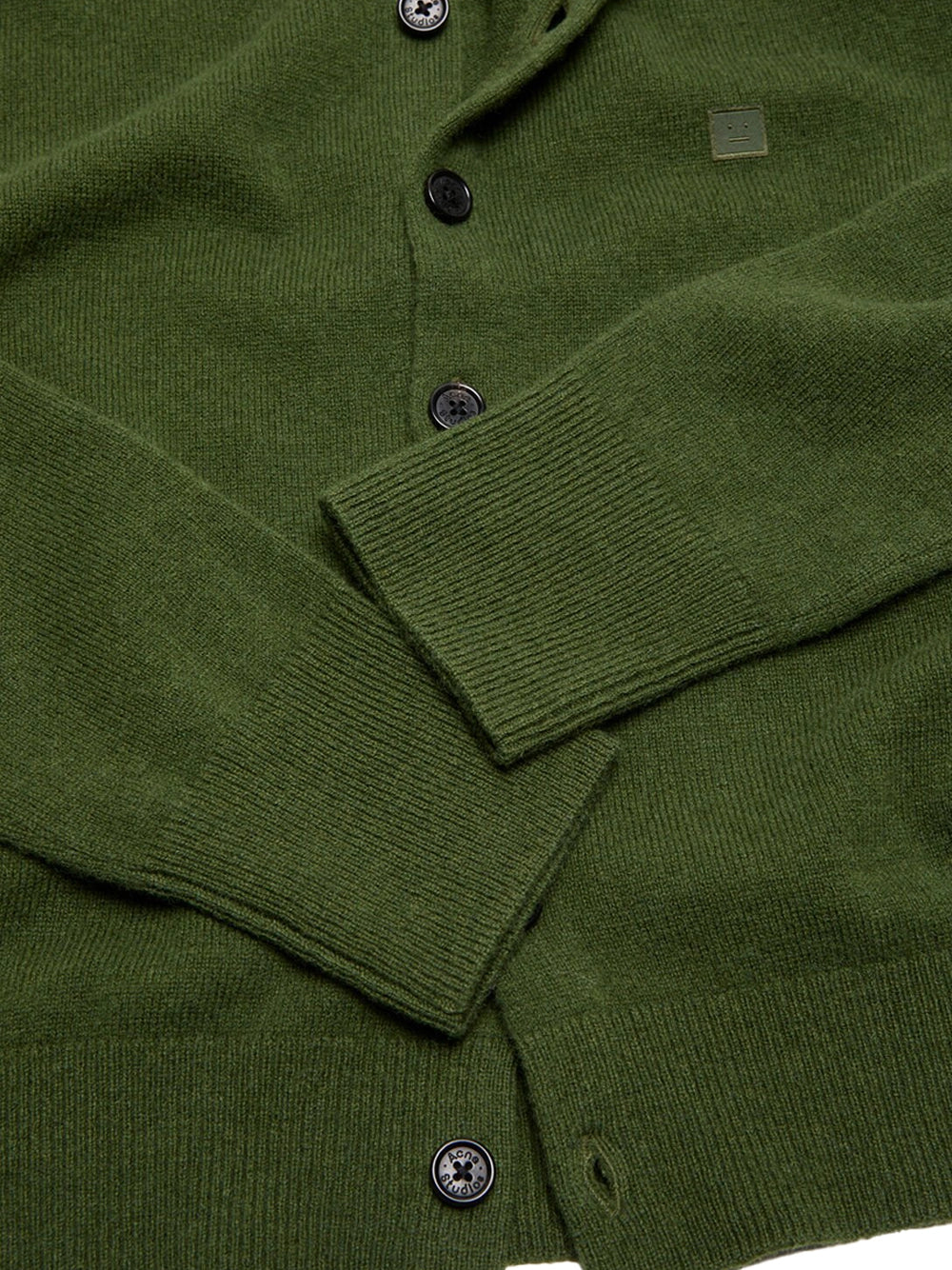 Acne Studios Women Fitted Cardigan Bottle Green - Image 6