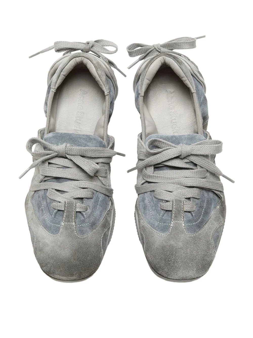 Acne Studios Women Lace Up Shoes Multi Grey - Image 3