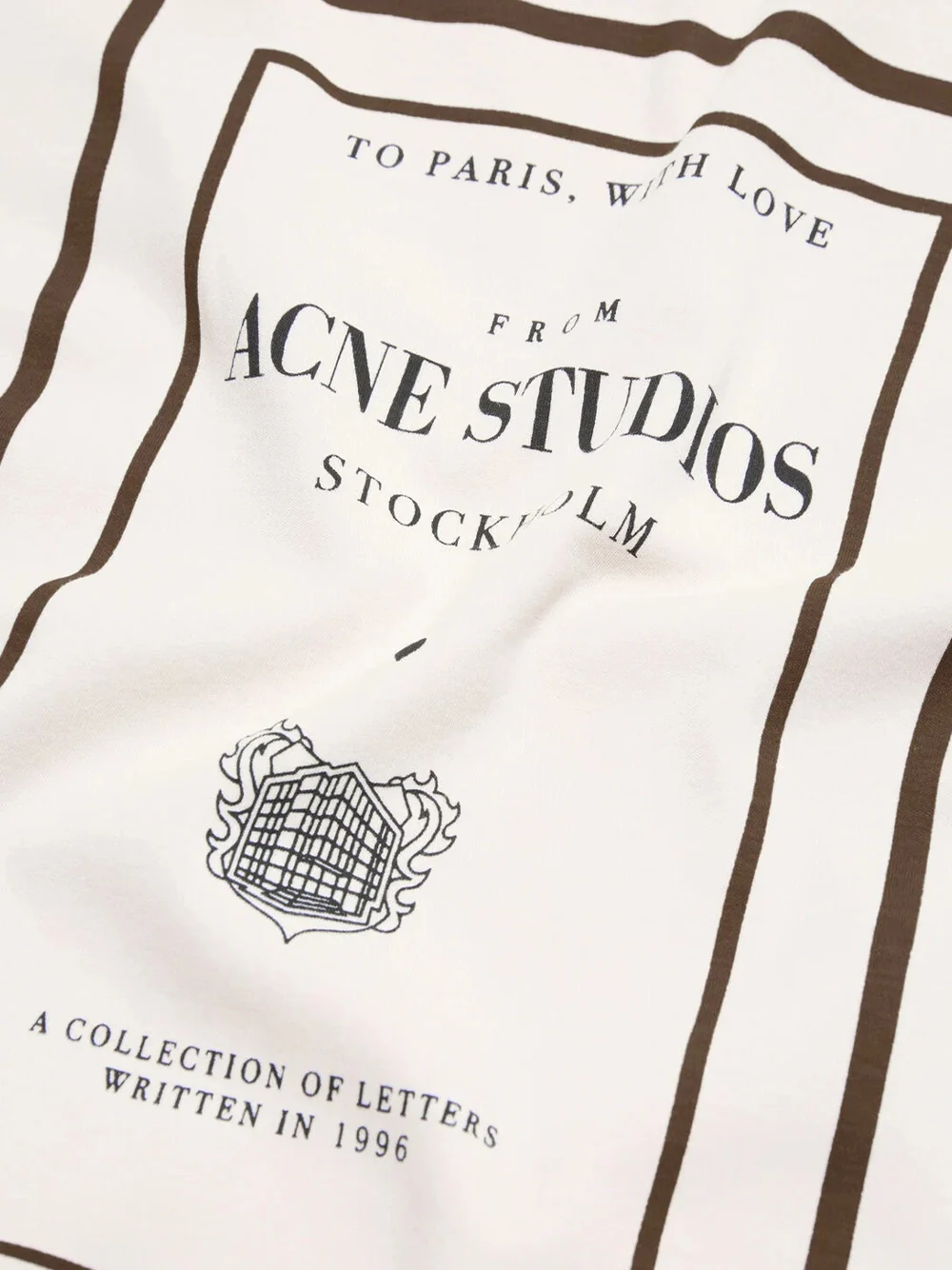 Acne Studios Women Layered T-Shirt Warm Beige - Image 3