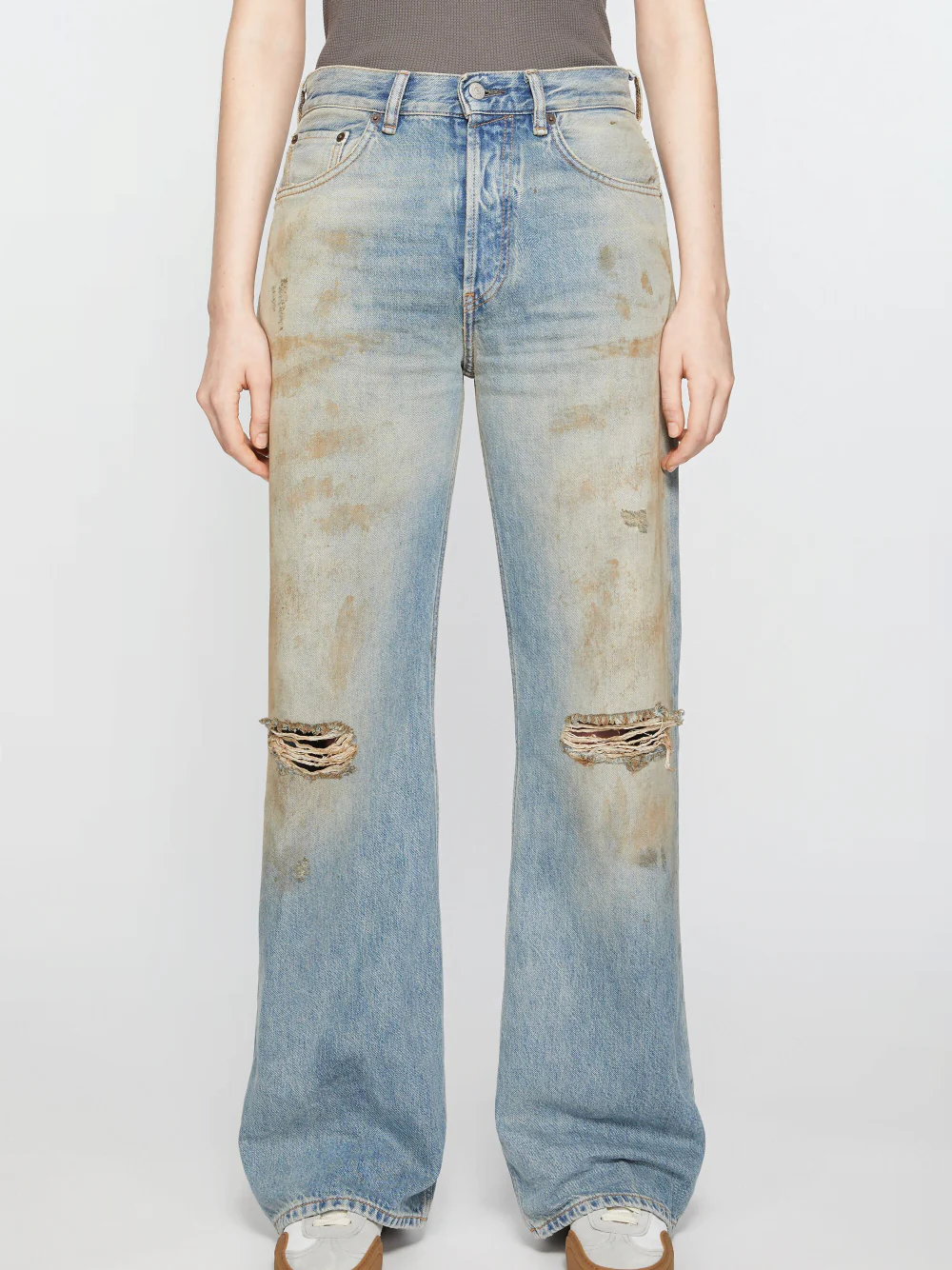Acne Studio Women Reg Fit 2021F Jeans Mid Blue - Image 2