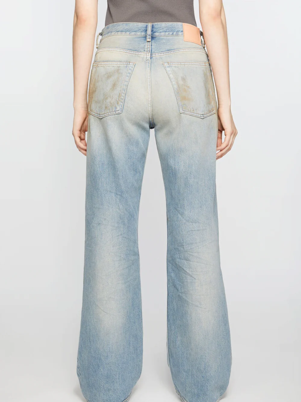 Acne Studio Women Reg Fit 2021F Jeans Mid Blue - Image 4