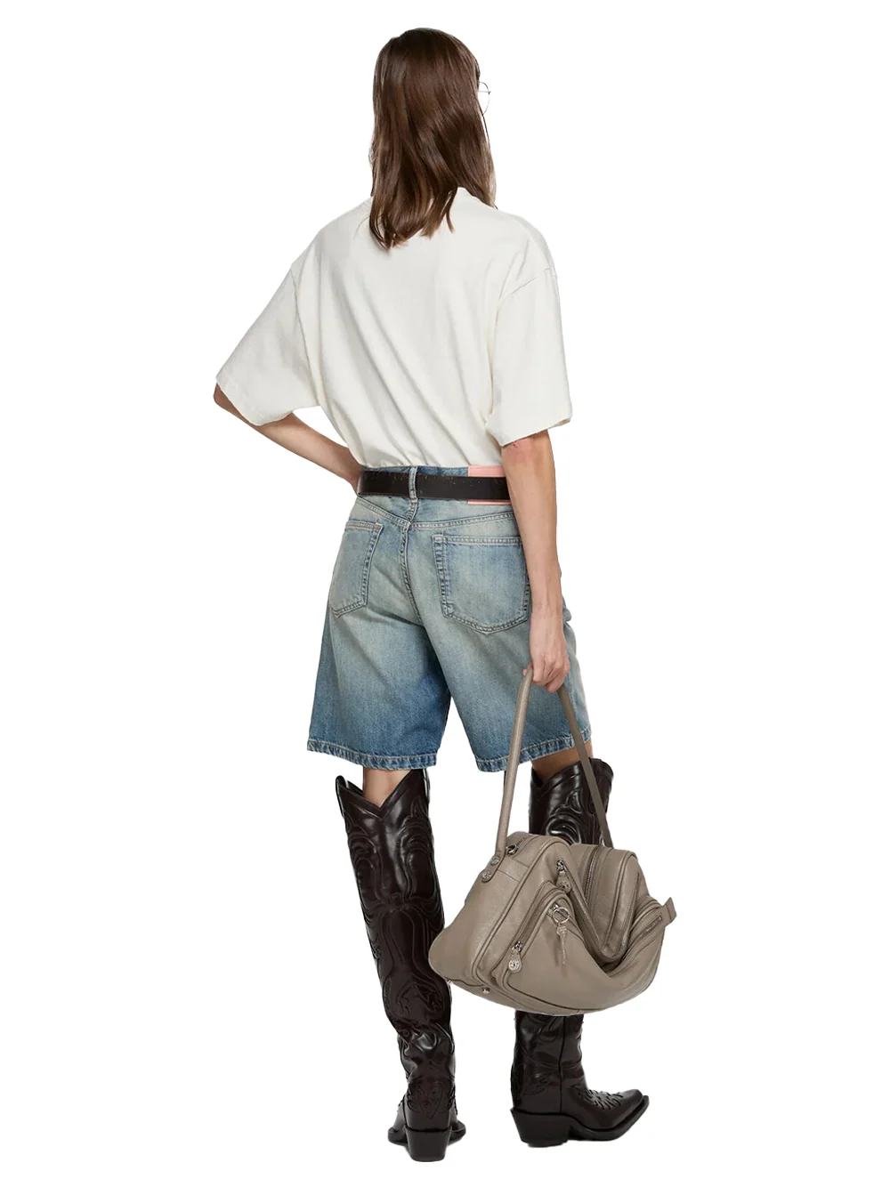 Acne Studios Women Printed T-Shirt Off-white - Image 5