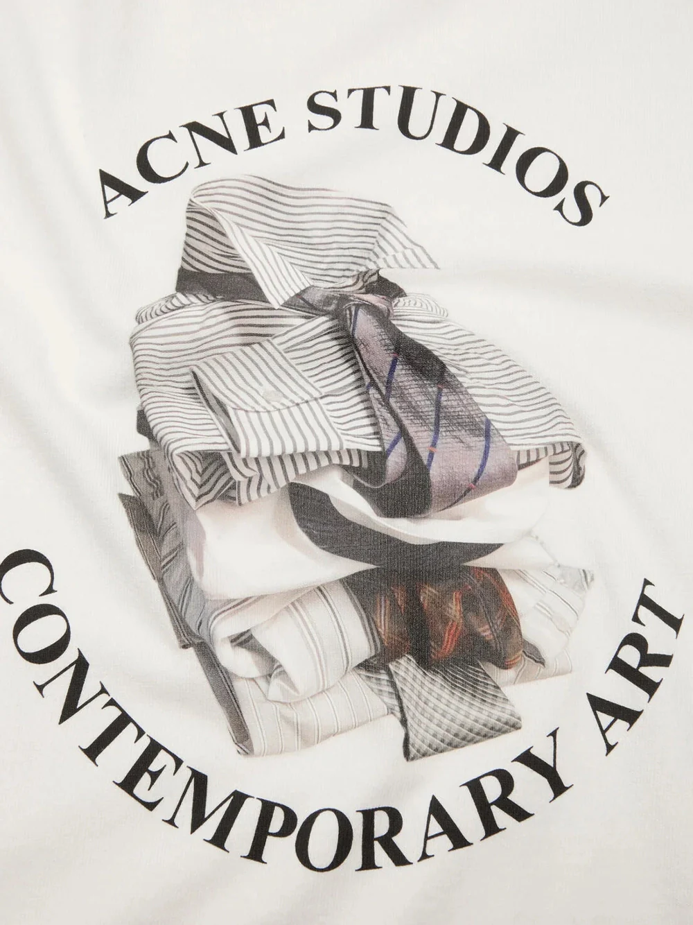 Acne Studios Women Printed T-Shirt Off-white - Image 6