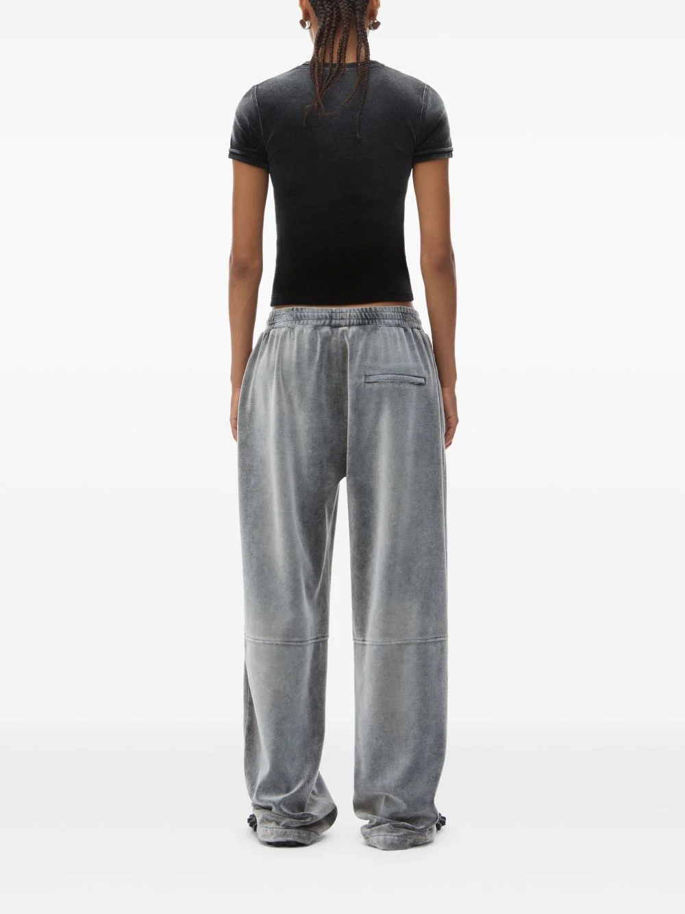 Alexander Wang Baby T-Shirt Washed Nickel - Image 4