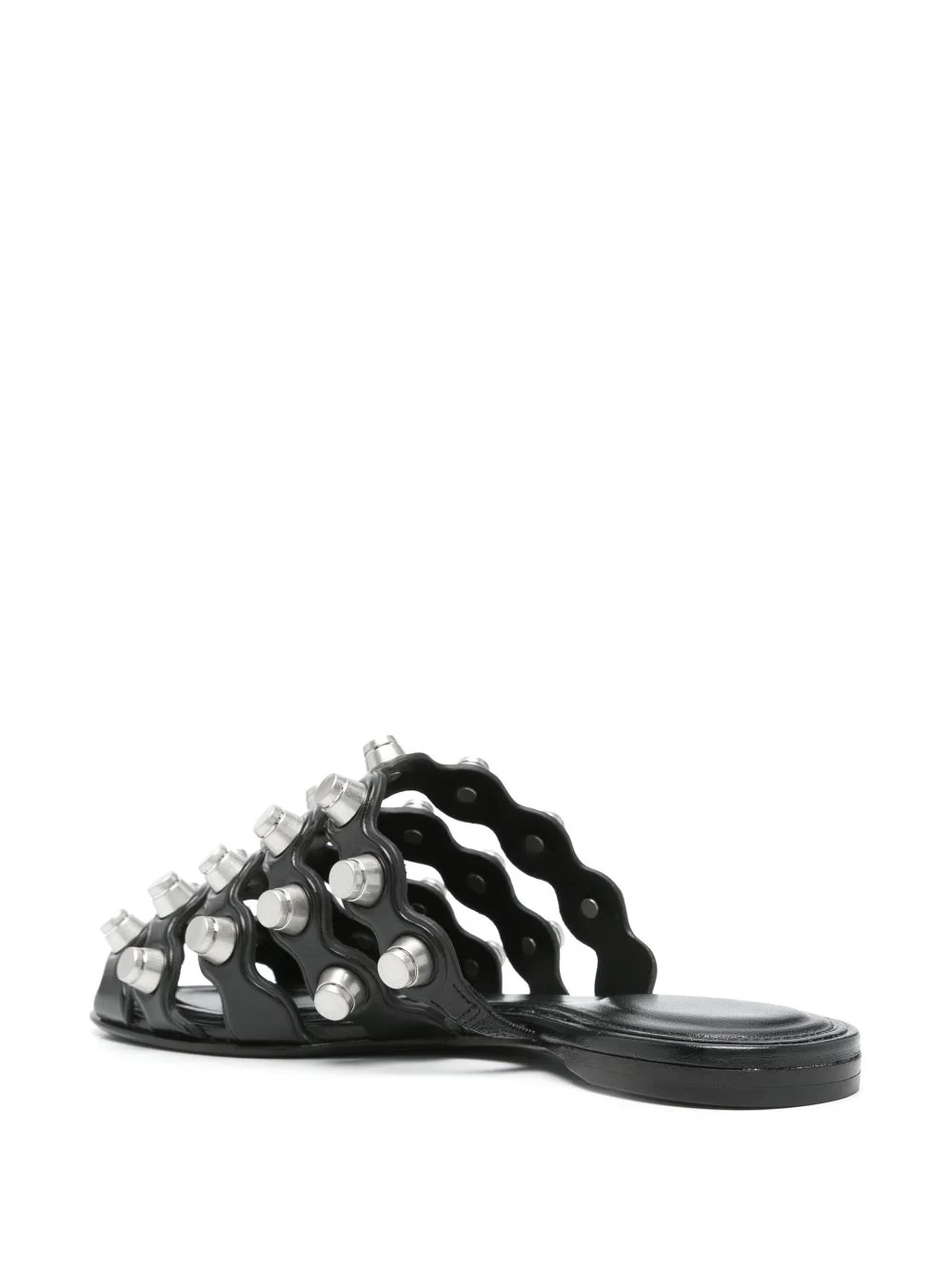Alexander Wang Rexa Cage Sliders Black - Image 4
