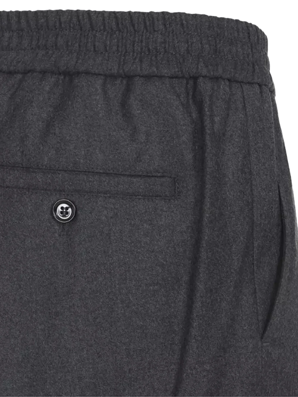 AMI Elasticated Pants Anthracite - Image 3