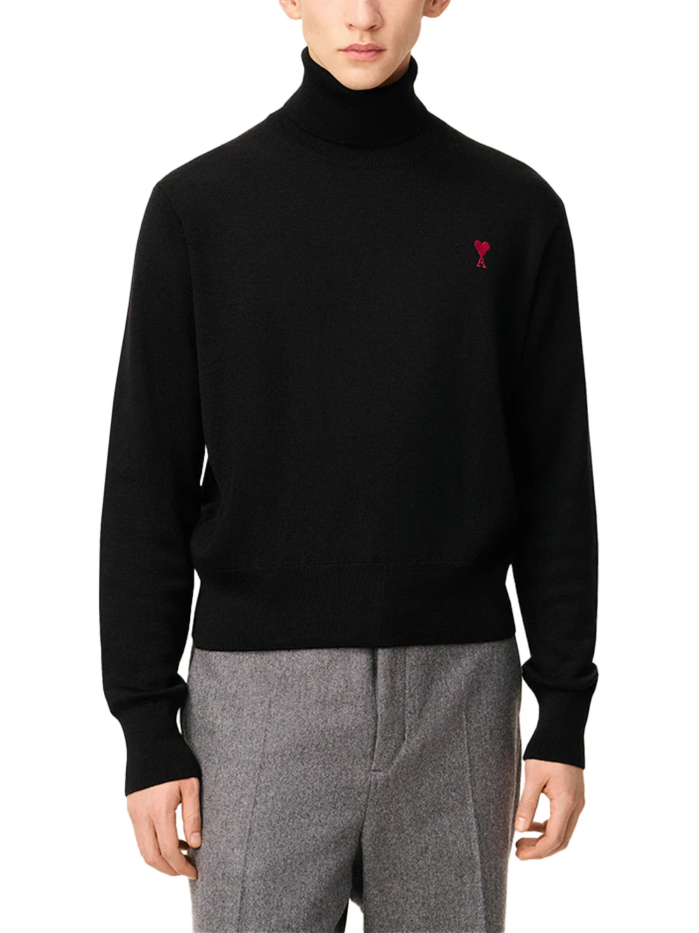 Ami Paris ADC turtle neck jumper Black - Image 3