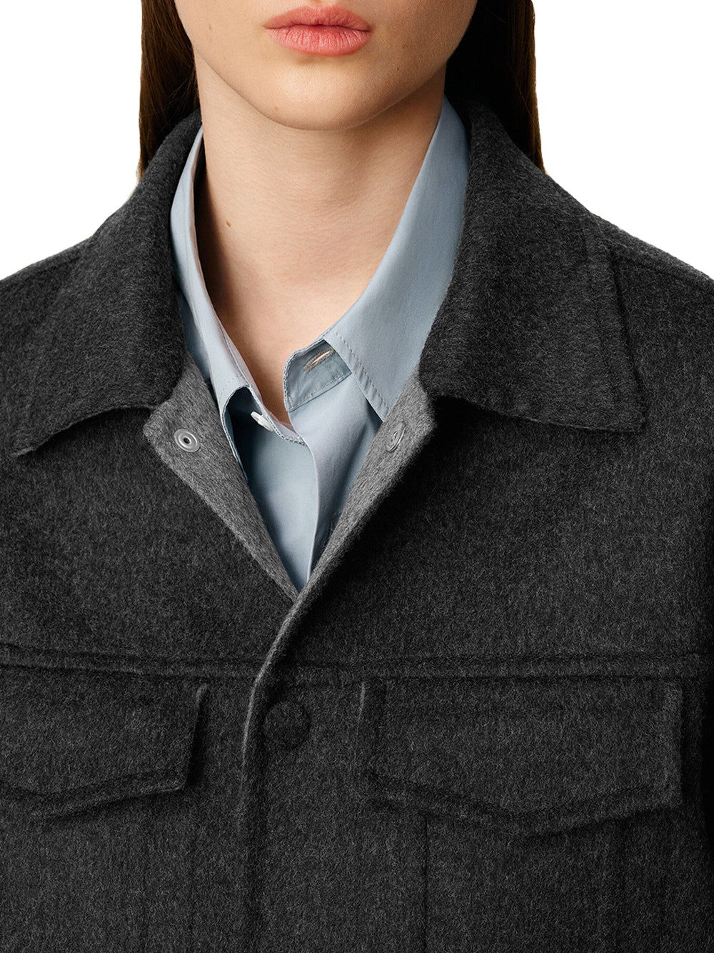 Ami Paris trucker jacket Anthracite - Image 5