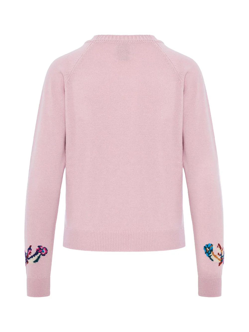 Barrie Bouquet Print Sweater Pink - Image 3