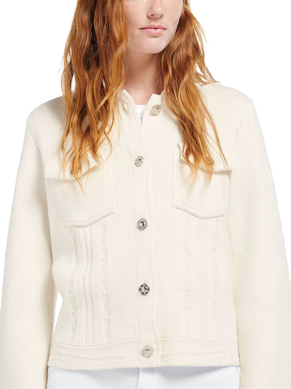 Barrie denim cashmere cotton jacket Niveous - Image 4