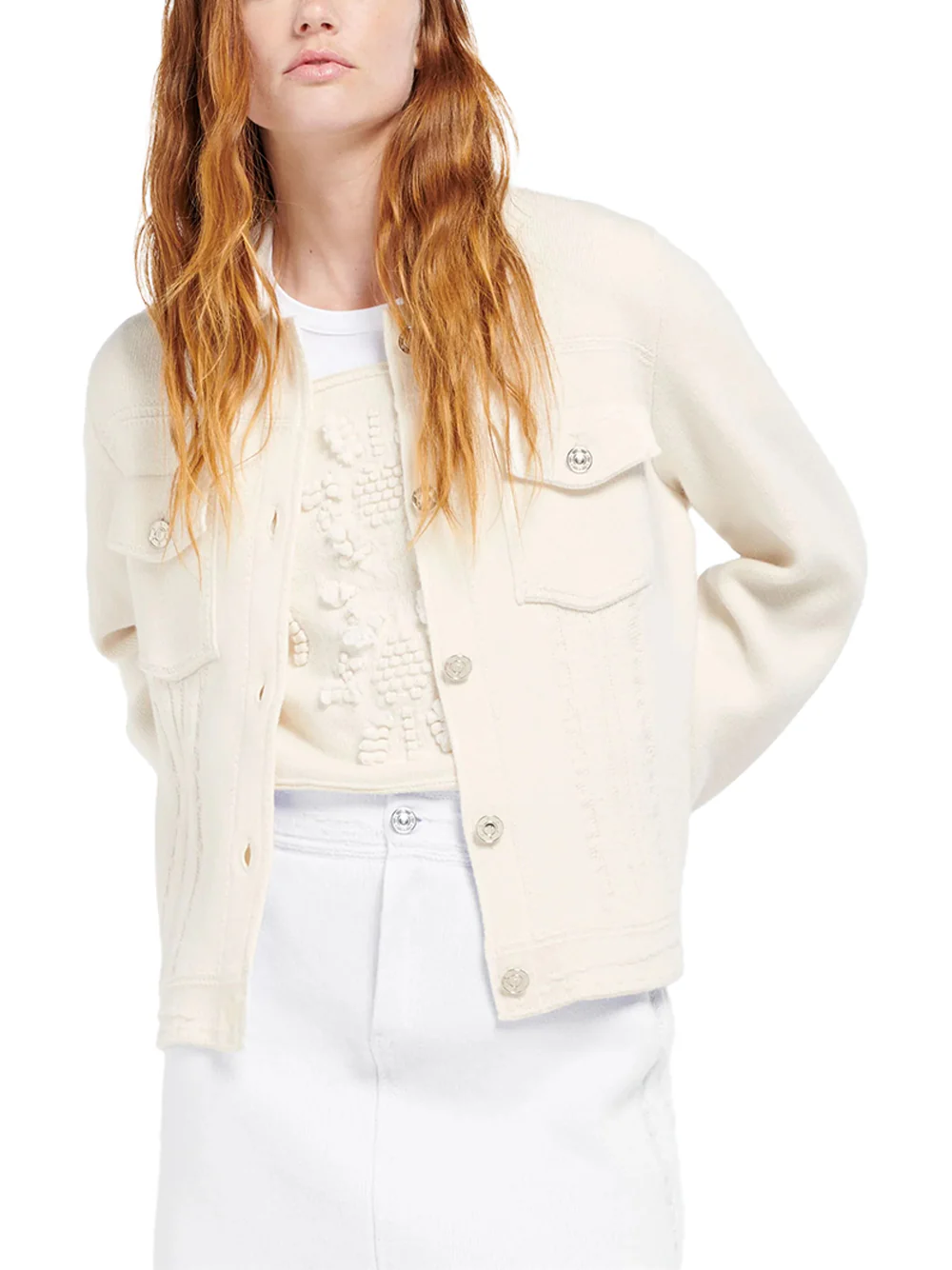 Barrie denim cashmere cotton jacket Niveous - Image 5