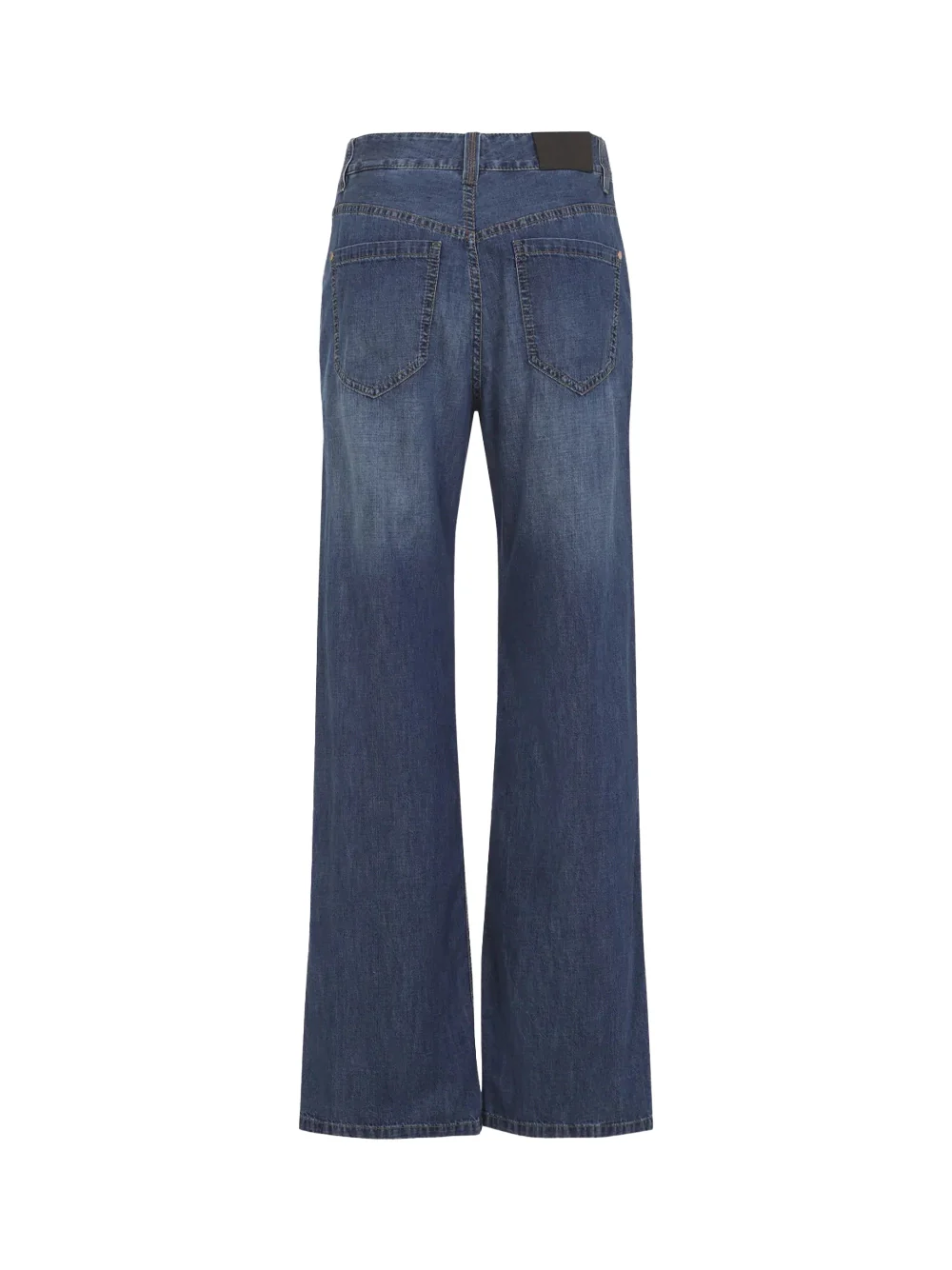 Brunello Cucinelli Denim Pants Dark Blue - Image 2