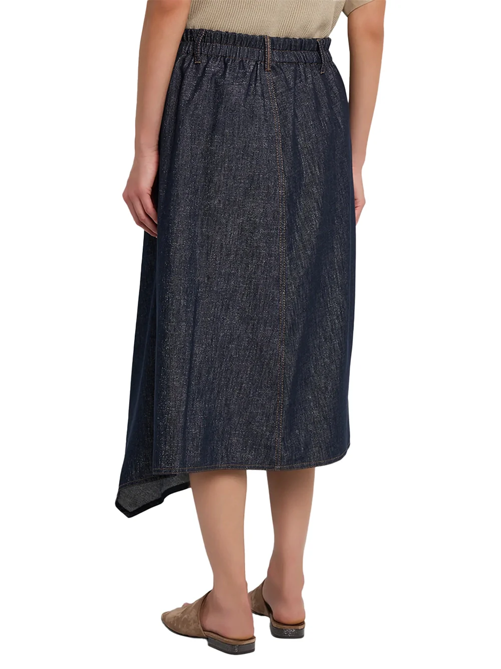 Brunello Cucinelli Denim Skirt Blue - Image 5