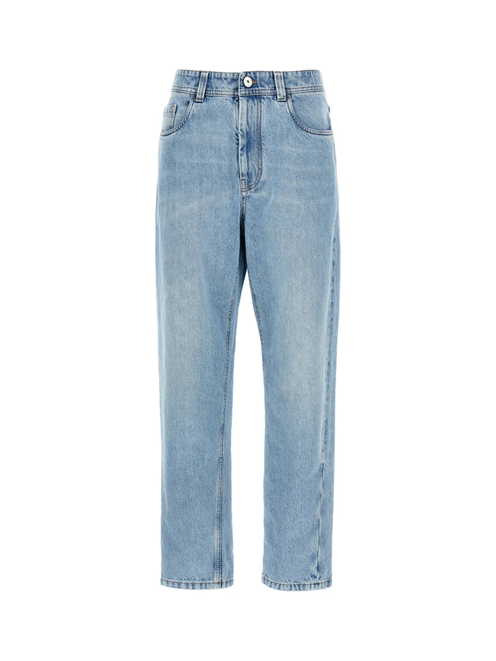 Brunello Cucinelli Women  denim trousers L.blue - Image 2