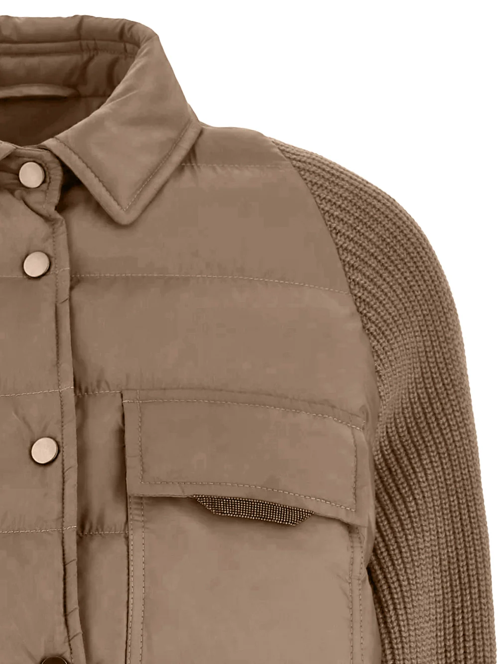 Brunello Cucinelli Down Jacket Brown - Image 2