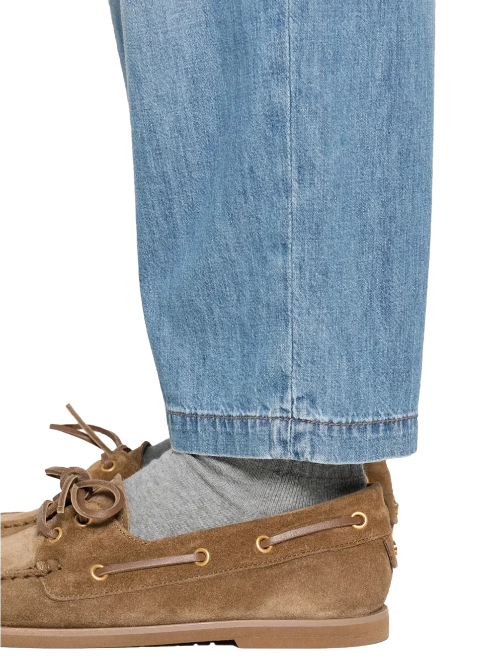Brunello Cucinelli Five-Pocket Trousers L. Blue - Image 4