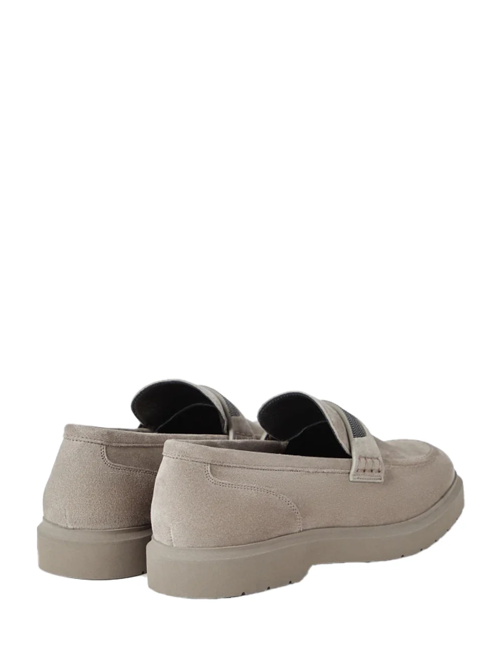 Brunello Cucinelli Women penny loafer L.grey - Image 4