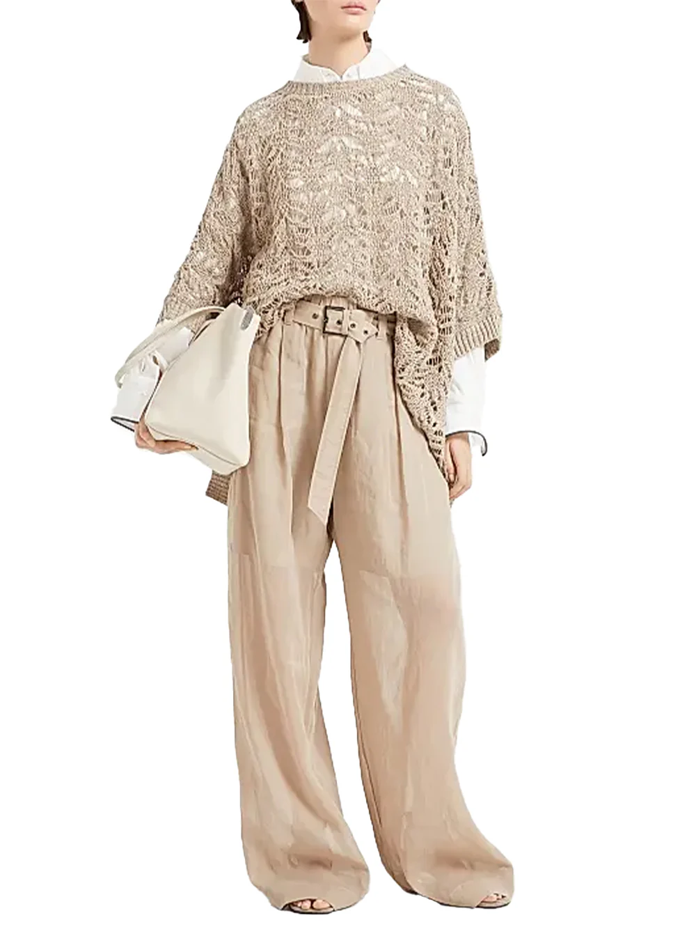 Brunello Cucinelli poncho Beige - Image 3