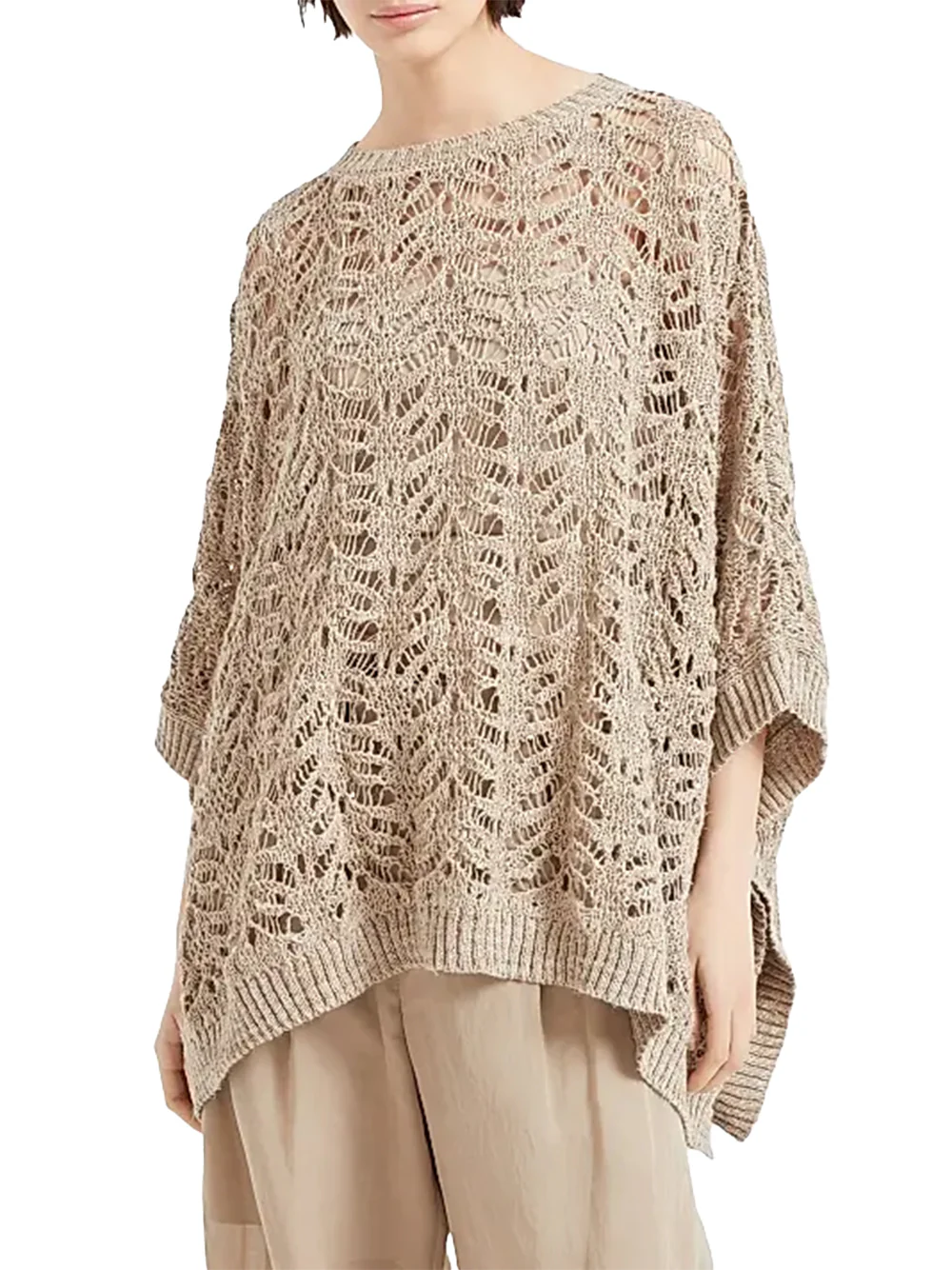Brunello Cucinelli poncho Beige - Image 4