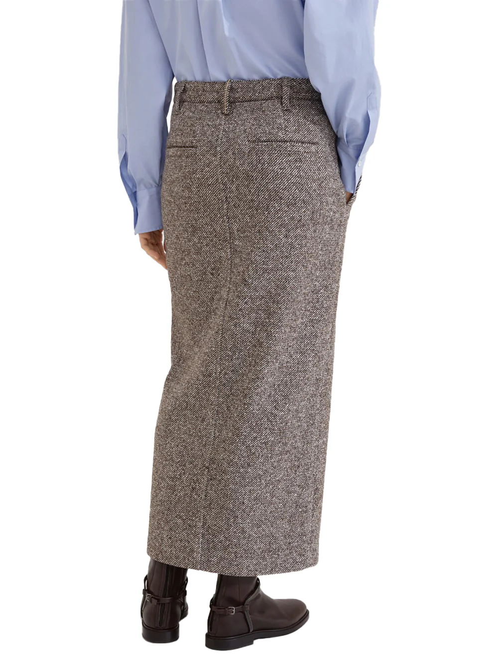 Brunello Cucinelli Women sartorial pencil skirt Brown - Image 4