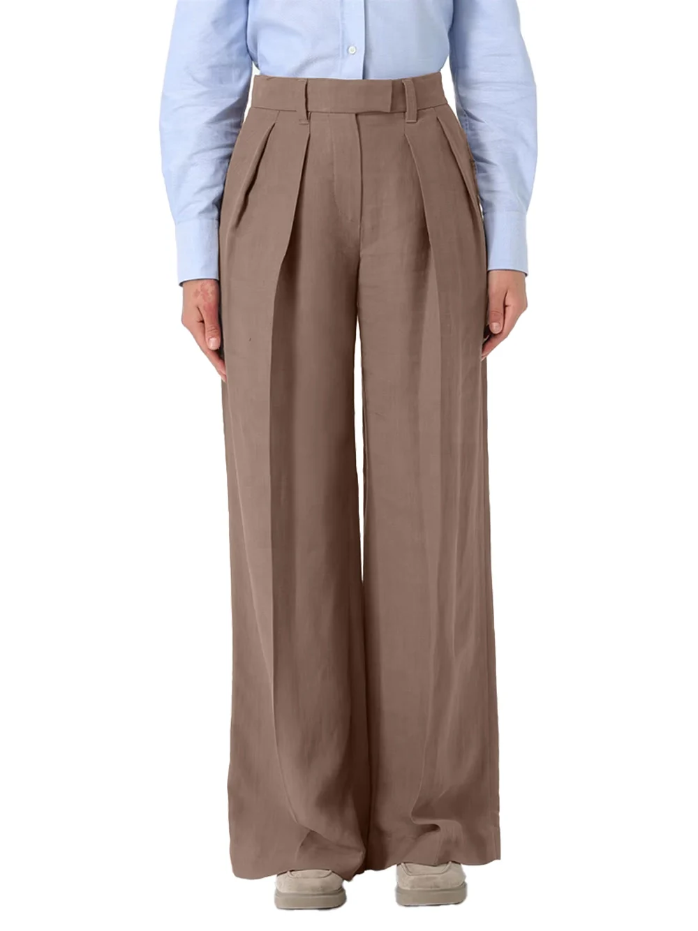 Brunello Cucinelli Sartorial Trousers Brown - Image 3