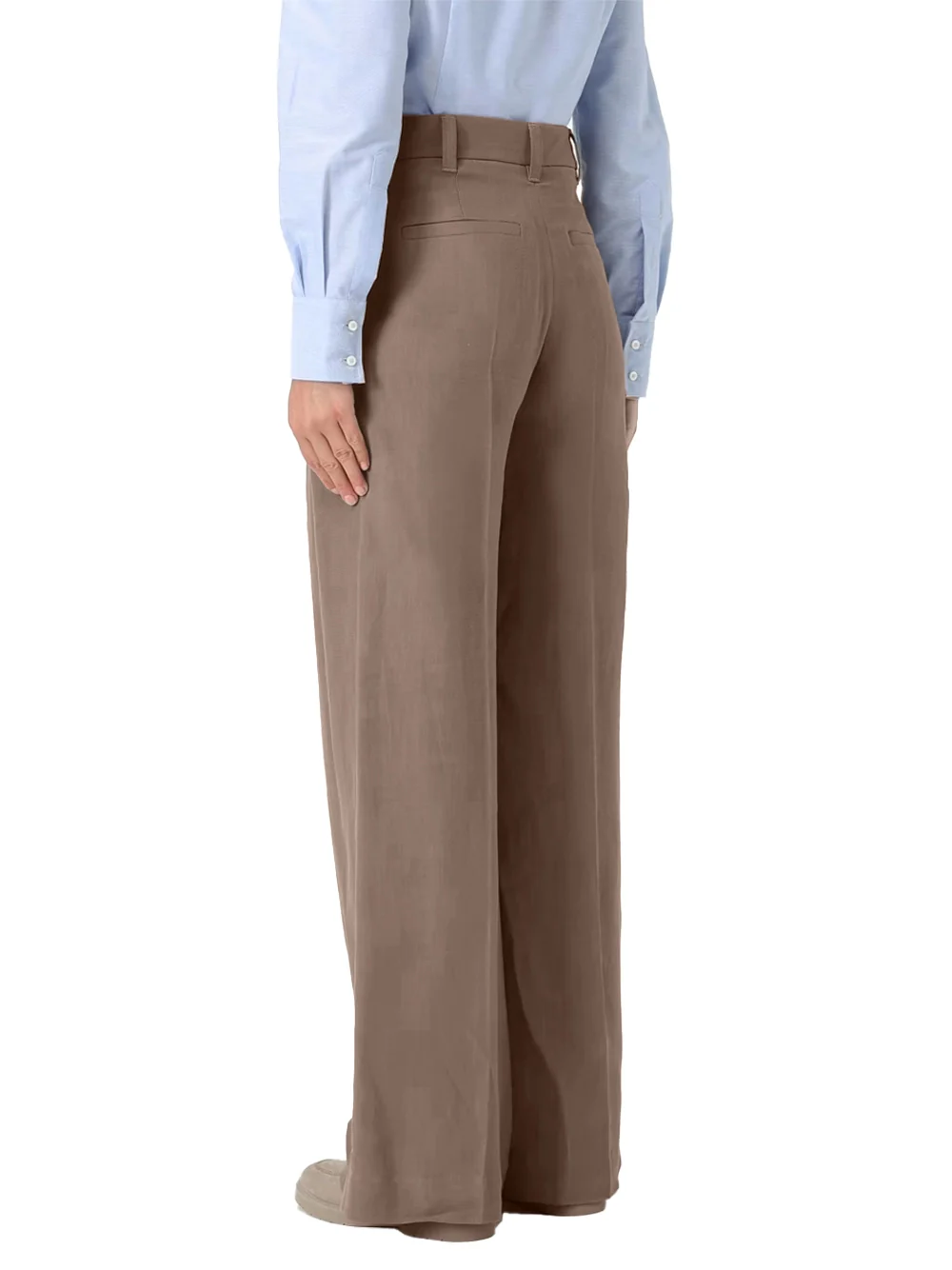 Brunello Cucinelli Sartorial Trousers Brown - Image 6