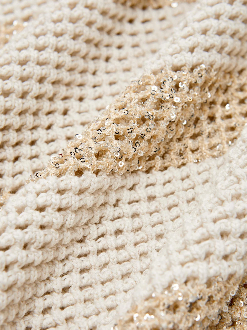 Brunello Cucinelli Short Sleeve Sweater L.beige - Image 5