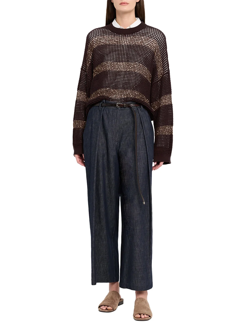 Brunello Cucinelli Sweater Brown Gold - Image 2