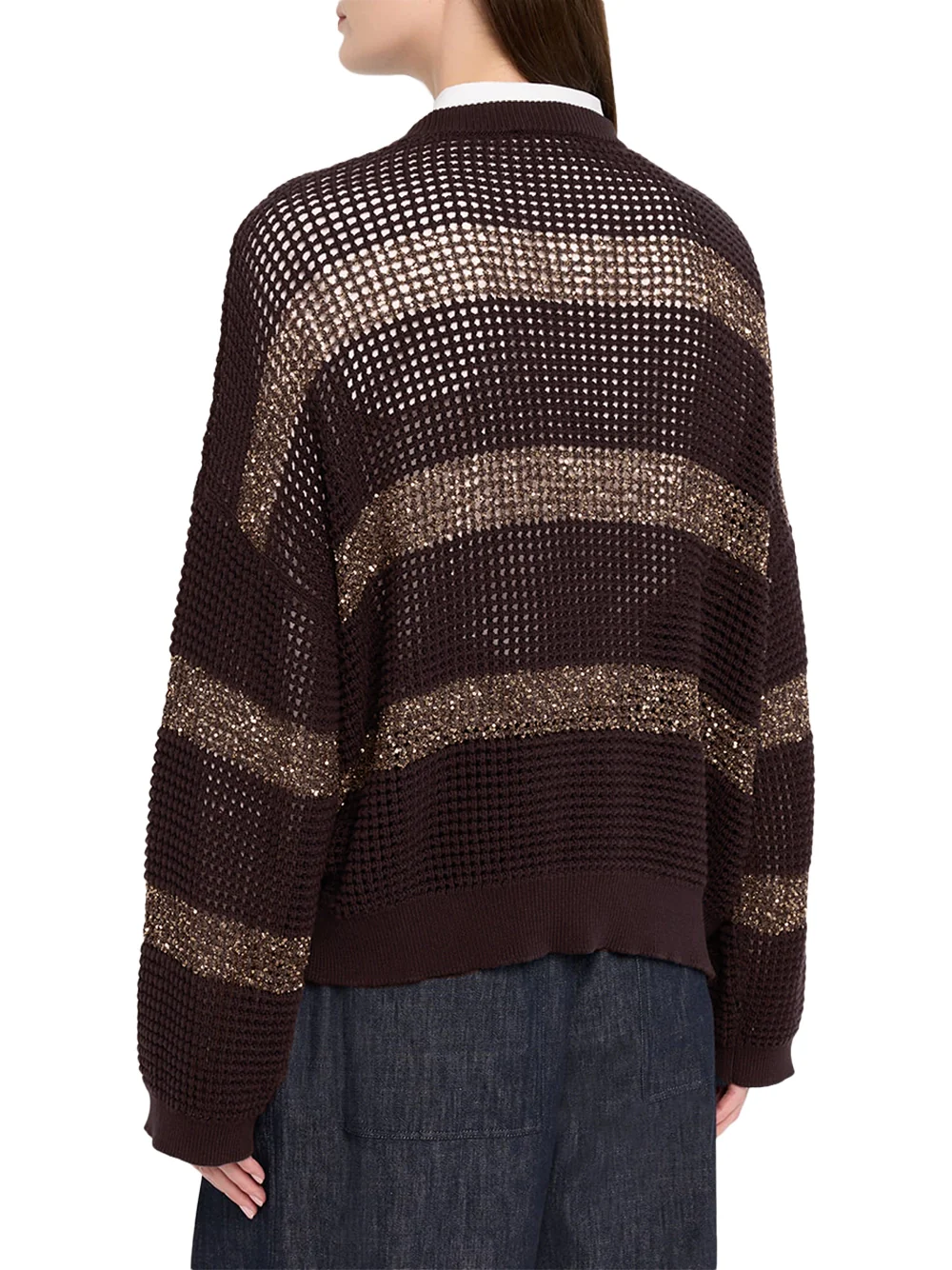 Brunello Cucinelli Sweater Brown Gold - Image 5