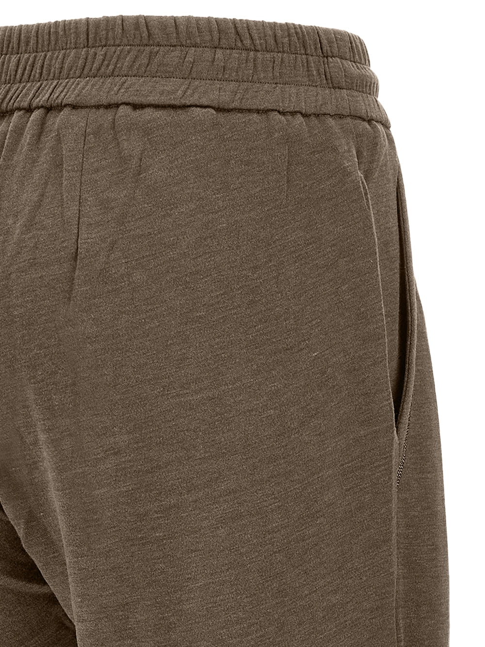 Brunello Cucinelli Cotton-Silk Pants Brown - Image 4