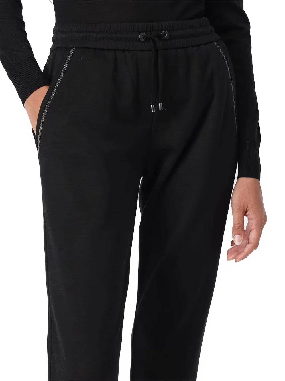 Brunello Cucinelli Terry Trousers Grey - Image 4