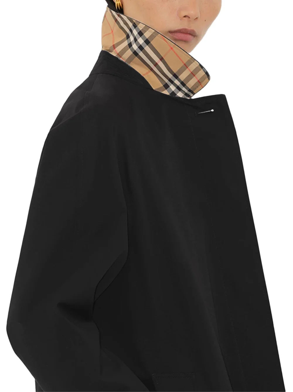 Burberry Women Camden Coat Black - Image 5