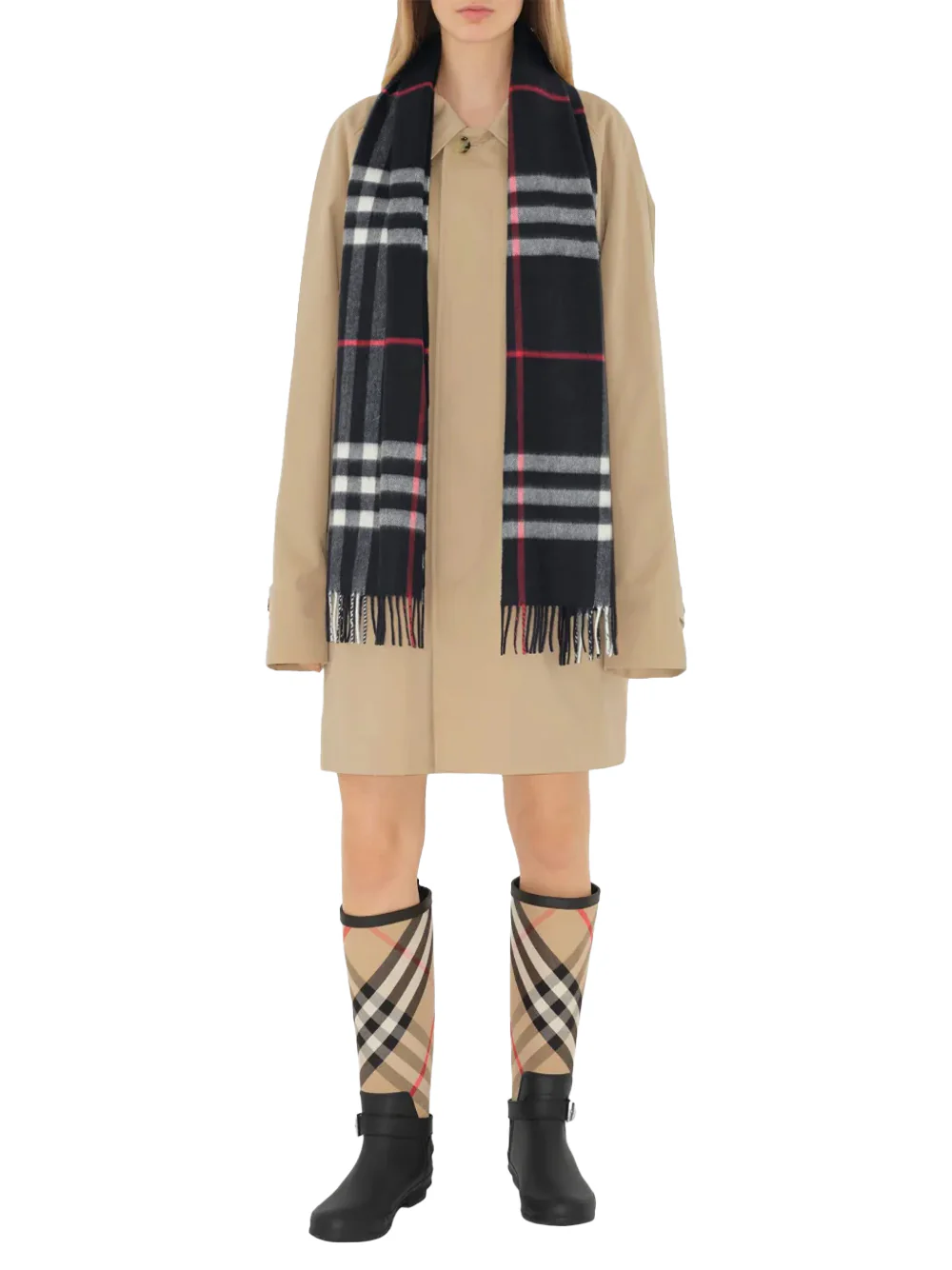 Burberry cashmere scarf Ink blue - Image 4